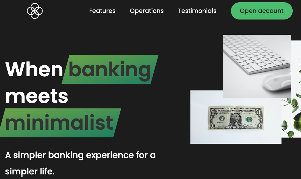 bankist webpage
